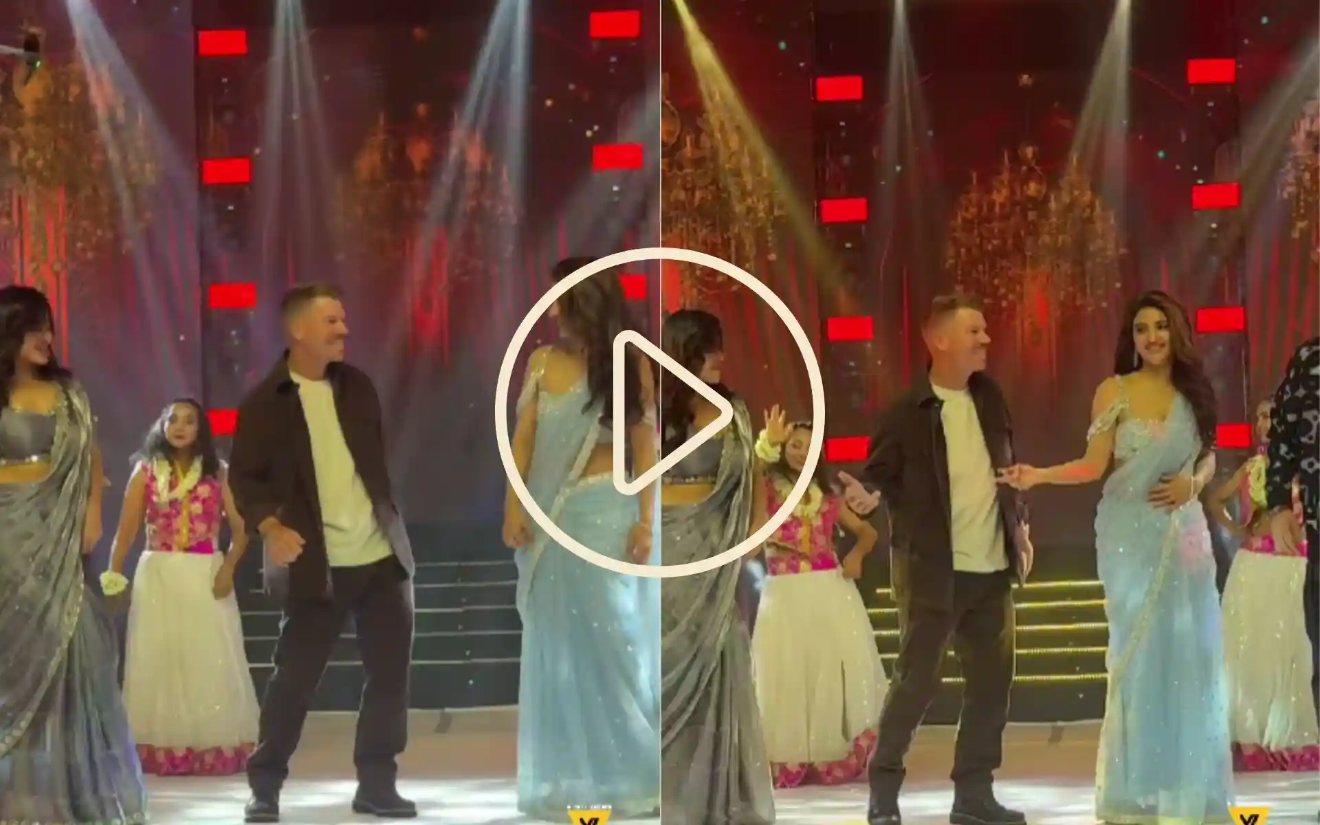 [Watch] David Warner, Sreeleela Steal The Show With Lively Moves To Telugu Beats